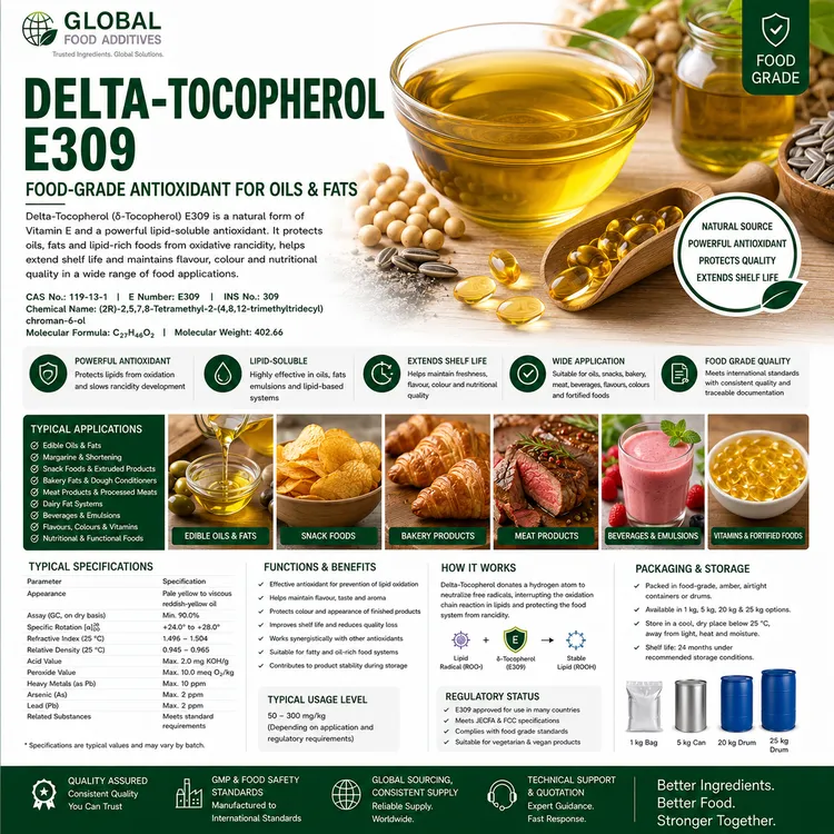 Delta-Tocopherol food additive food additive ingredient illustration